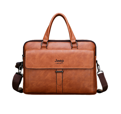 JEEP LEATHER LAPTOP BAG - Image 4