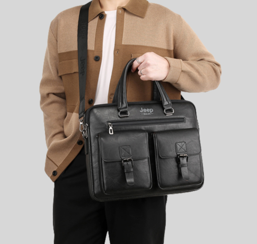 LEATHER LAPTOP BAG - Image 10