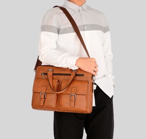 LEATHER LAPTOP BAG - Image 11