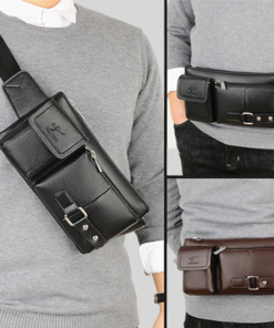 leather chest bag | Fortempire | leather chest for men | Chest Bag