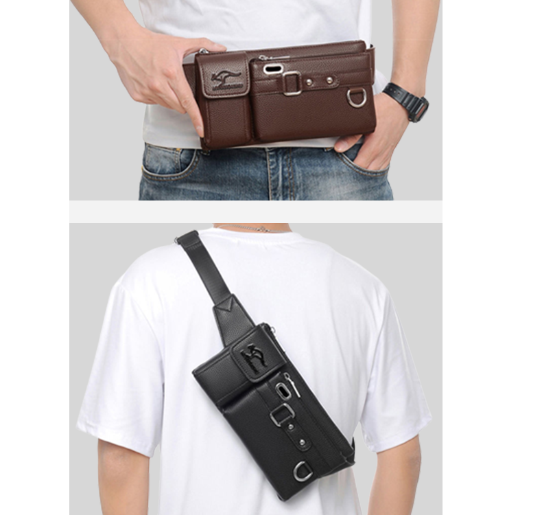 leather chest bag | Fortempire | leather chest for men | Chest Bag