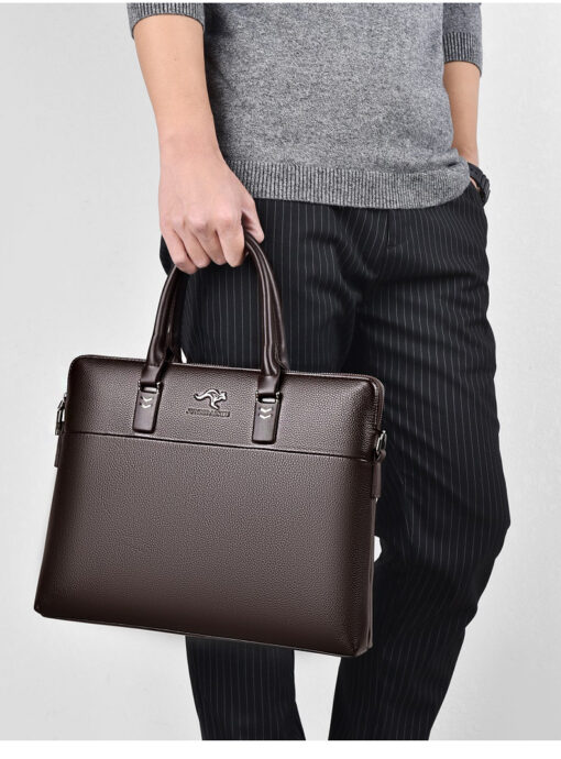 MEN LEATHER LAPTOP BAG - Image 8