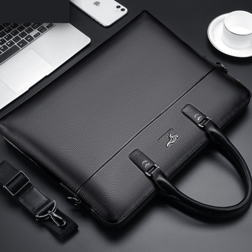 MEN LEATHER LAPTOP BAG - Image 7