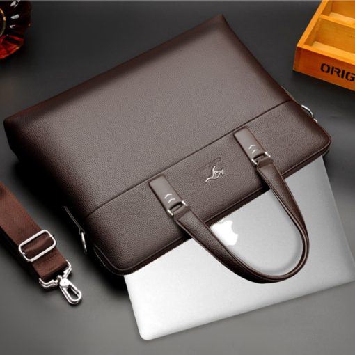 MEN LEATHER LAPTOP BAG - Image 6