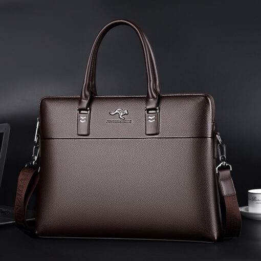 MEN LEATHER LAPTOP BAG - Image 2